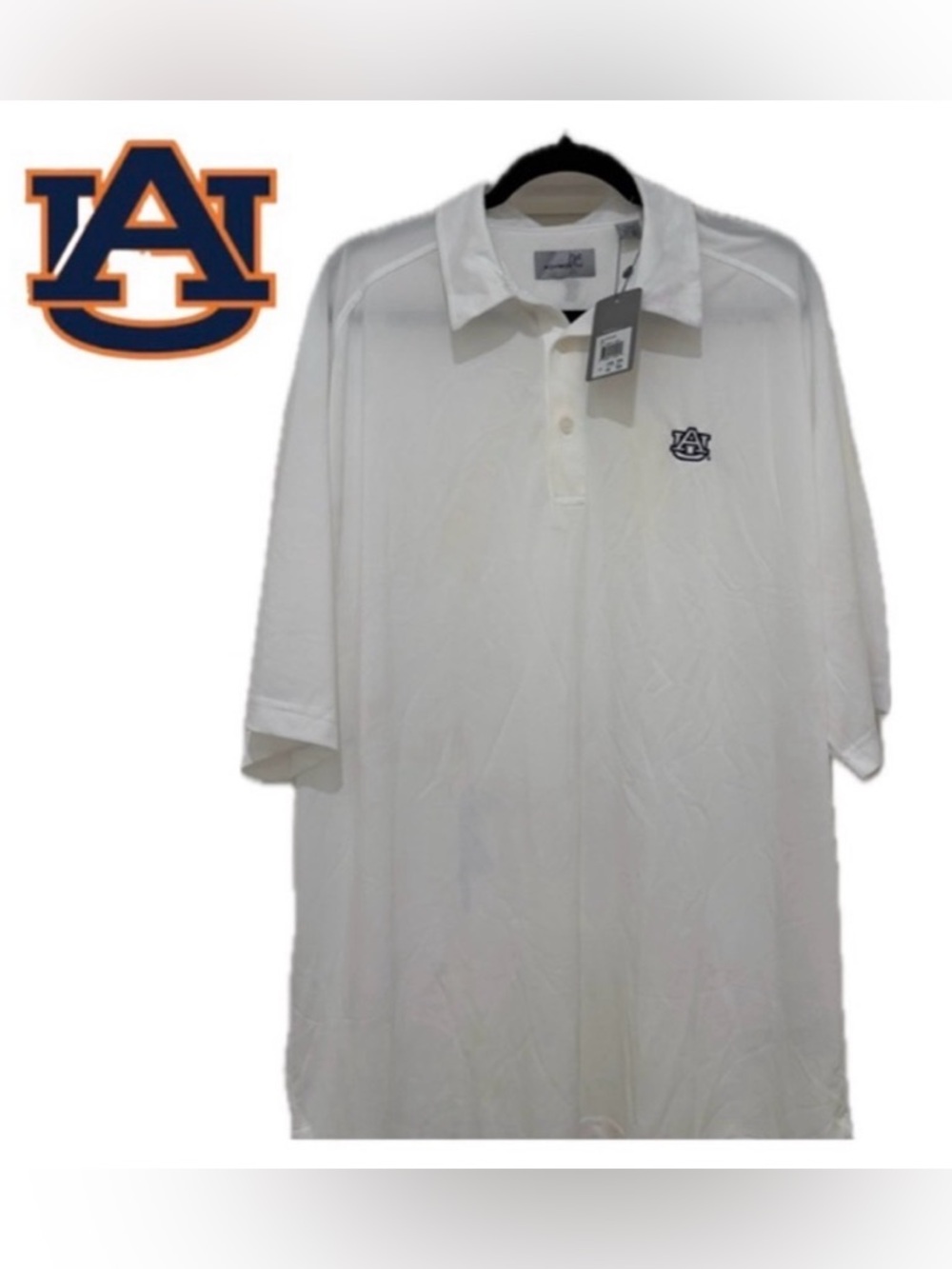 NWT [Ashworth] Auburn University Tigers NCAA Polo Shirt Mens 2XL SEE DESCRIPTION